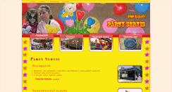 Desktop Screenshot of partyservis.poutove-atrakce.cz